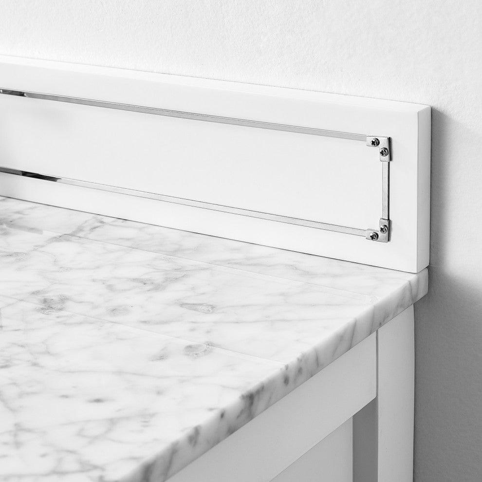 Aspen Bathroom Vanity Set, White, 36"