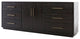 Suki Large Media Console-Burnished Black