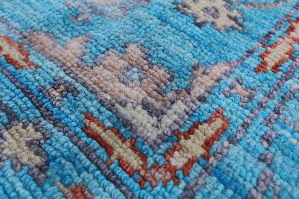 5' 3" X 8' 1" Turkish Oushak Handmade Wool Rug - Q13429