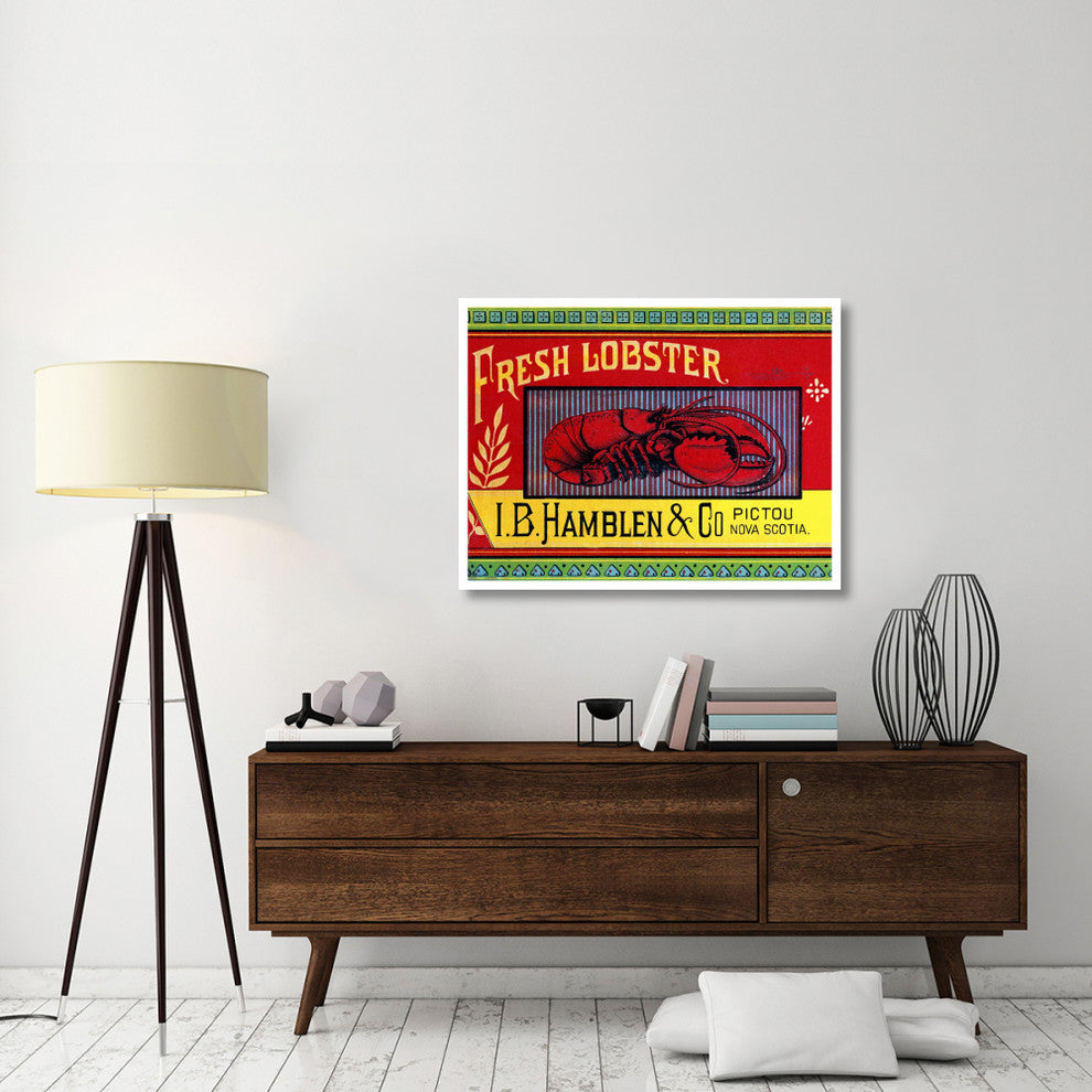 "Fresh Lobster" Digital Paper Print by Retrolabel, 42"x32"
