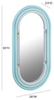 Neon Wall Mirror in Blue