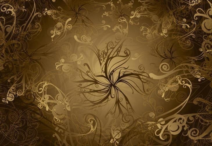 Gold Wall Mural 8-703 by Komar