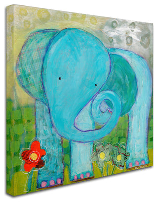 Wyanne 'All Is Well Elephant' Canvas Art, 24"x24"
