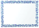 Sea Glass Inspired Mosaic Decorative Bathroom Wall Mirror, 24x30