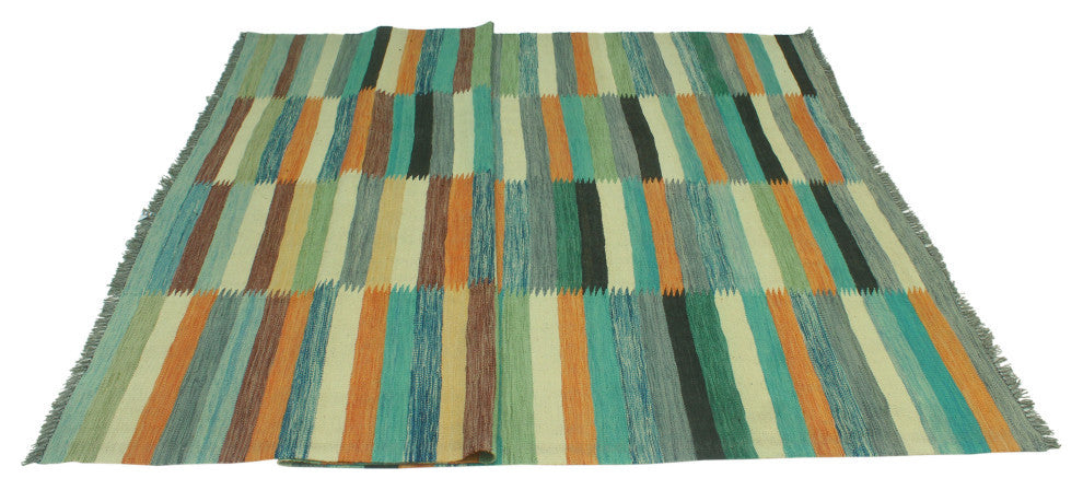 Winchester Kilim Frankie Ivory/Gray Rug, 6'5x9'9