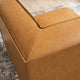 Sofa Corner Chair, Faux Vegan Leather, Tan, Modern, Living Lounge Hospitality