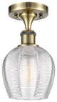Innovations 516-1C-AB-G462-6 1 LightSemi-Flush Mount, Antique Brass