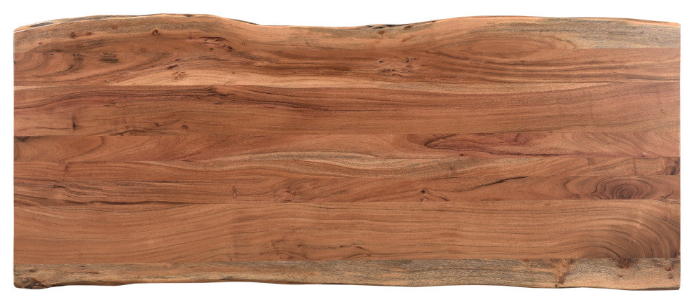 Stafford 2-piece Live Edge Solid Wood Desk Set