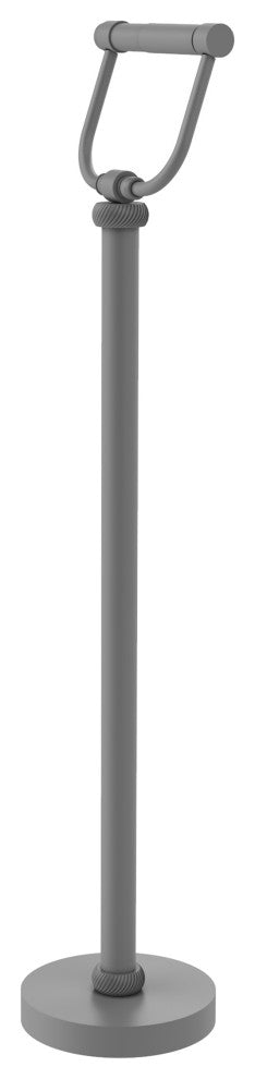 Free Standing Toilet Tissue Holder, Matte Gray