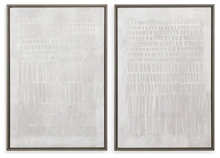 Uttermost 32395 Social Theory 38" x 26" Framed Abstract Painting - Multicolored