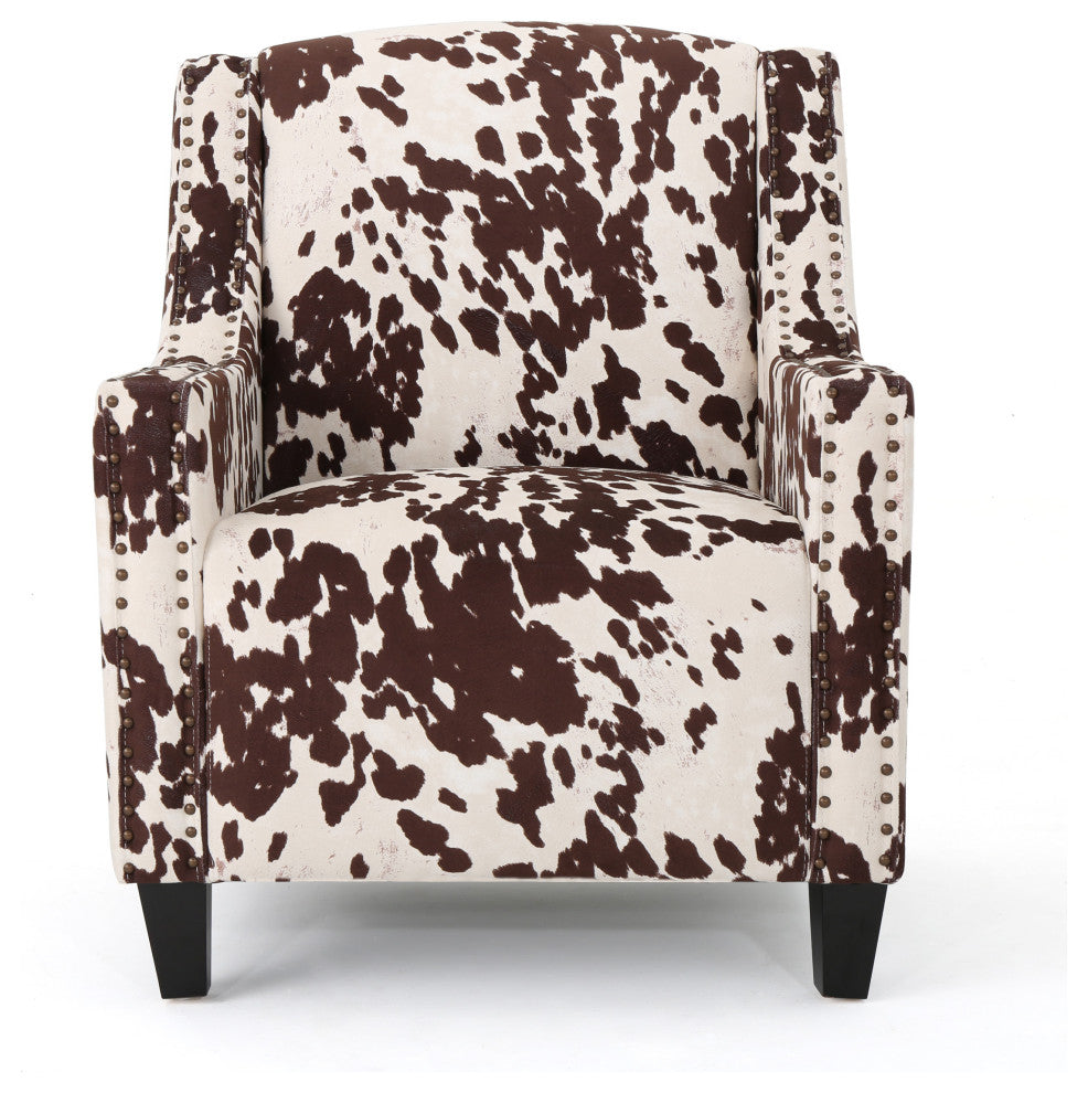 GDF Studio Equestria Studded New Velvet Club Chair