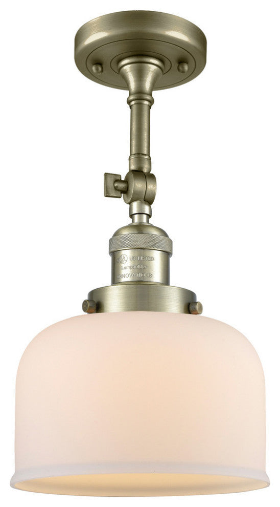 Innovations Lighting 201F-Ab-G71 1 Light Semi-Flush Mount
