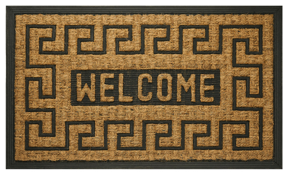 Achim Home Furnishings Coco Mat 18" L x 30" W Rectangle Welcome Key