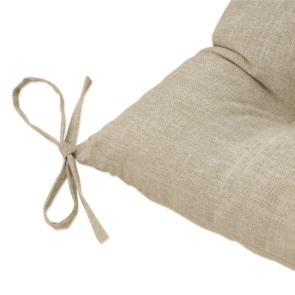 Tory Bisque Wrought Iron Seat Cushion, Set of 2
