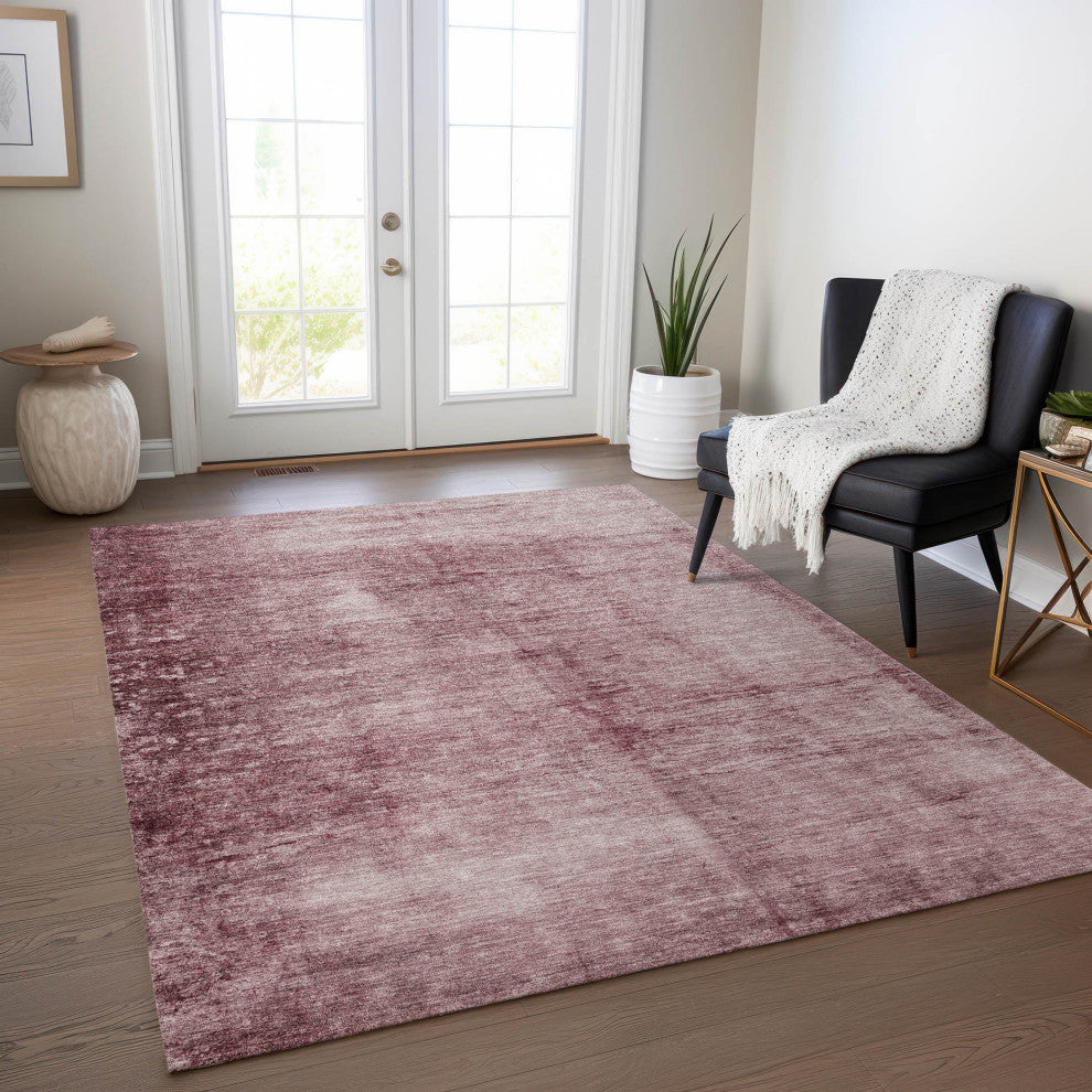 Machine Washable Indoor/Outdoor Chantille ACN1884 Blush 2'6" x 3'10" Rug