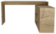 Boston L-Shaped Desk with Cabinet, 2 Inner Shelves, and 2 Outer Shelves, Light Oak