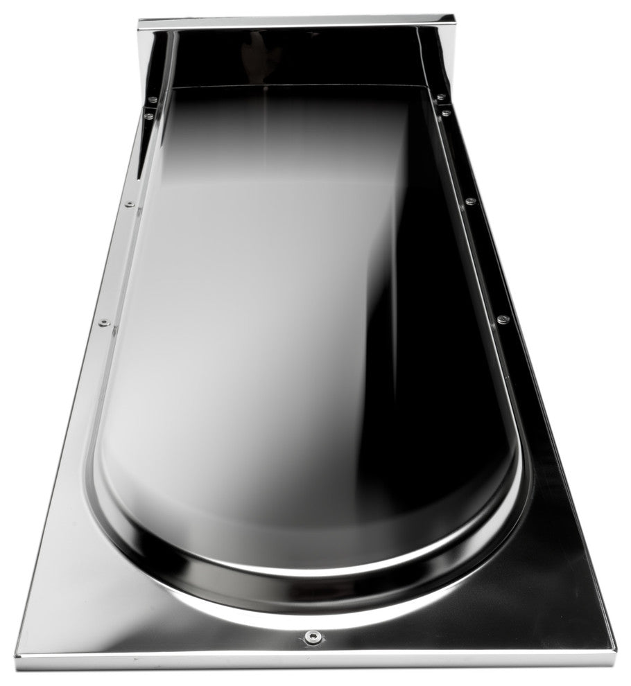 ALFI brand RAIN10SW-PC Polished 10" Wall-Mounted Waterfall Rain Shower Head