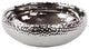 Dimpled Ceramic Pot, Polished Silver, Small