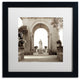 Alan Blaustein ''Giardini Italiano V'' Art, Black Frame, White Mat, 16x16