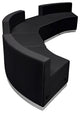 Hercules Alon Series Black Leather Reception Configuration, 5 Pieces
