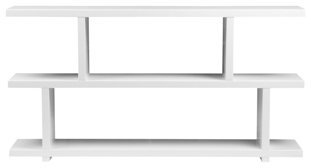 Contemporary Miri Shelf Small White - White