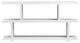 Contemporary Miri Shelf Small White - White