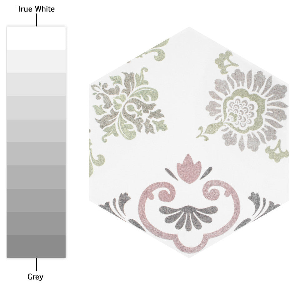 Fantasy Hex Pink Porcelain Floor and Wall Tile
