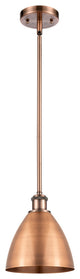 Ballston Dome Pendant, Antique Copper, LED