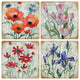Poetic Garden Stone Coasters, Set of 8