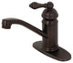 Kingston Brass Single-Handle Bathroom Faucet With Push Pop-Up, Oil Rubbed Bronze