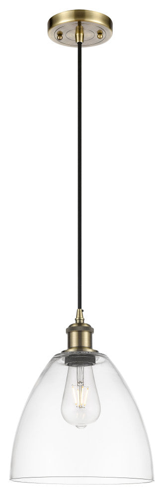Innovations 516-1P-AB-GBD-92 1 Light Mini Pendant, Antique Brass