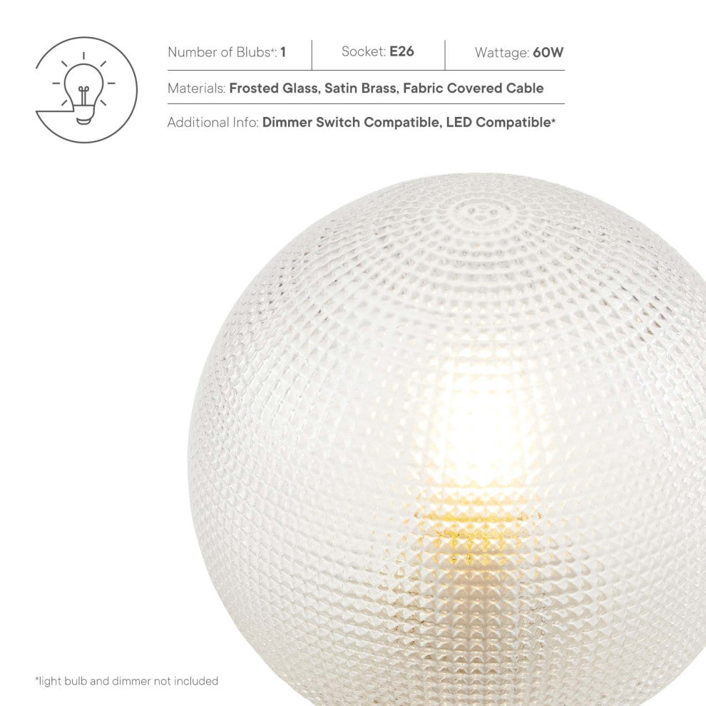 Table Lamp, Gold, Metal, Glass, Modern, Mid Century Cafe Bistro Hospitality