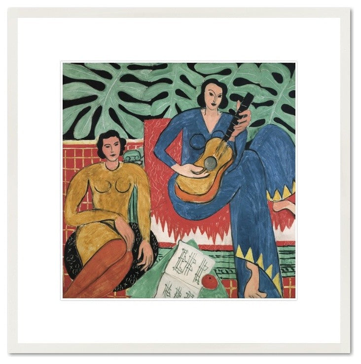 "La Musique, 1939" Artwork, White, 22"x28"