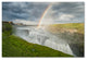Michael Blanchette Photography 'Gullfoss Rainbow' Canvas Art, 24x16