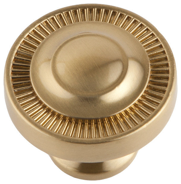 Sumner Street Home Hardware Minted Knob, Small, Satin Brass