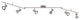 Alto 6 Light Directional Light Brushed Nickel