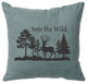 Image Pillow 16x16 Into Wild Linen Ocean