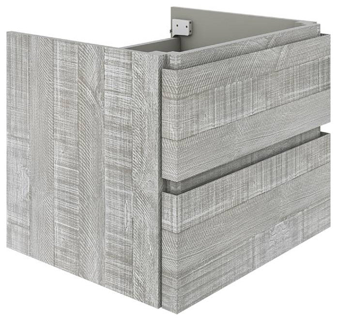 Fresca Formosa Modern 58" Ash Wall Mount Double Sink Bathroom Cabinet
