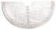 Handmade Christmas Tree Skirt, Velvet, White With Sequins, 60"