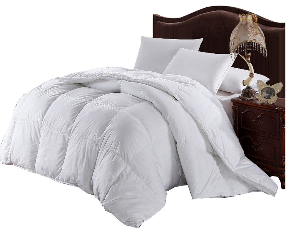 Oversized Hungarian Down Alternative Comforter Insert, White, Twin/Twin Xl