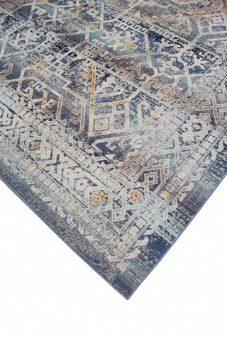 Noori Rug Low-Pile Jerald Blue/Grey Rug