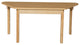Trapezoidal High Pressure Laminate Table With Hardwood Legs, 29"