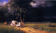 Albert Bierstadt The Ambush, Gallery Wrapped Canvas Print, 18"x27"