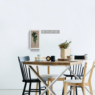 Mint Wrapped Canvas Botanical Kitchen Wall Art