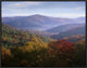 Autumn Deciduous Forest From The Blue Ridge Parkway, North Carolina, 24"x18"