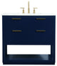 Louie 36" Single Bathroom Vanity, Blue