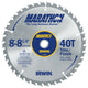 Irwin Tools 14053 Carbide Tipped MarathonÂ® Circular Saw Blade, 8-1/4", 40T