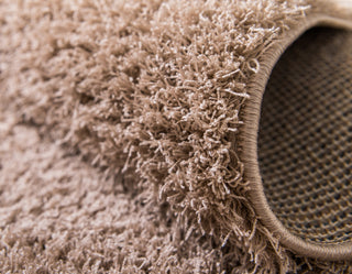 Unique Loom Taupe Studio Solid Shag 2' 0 x 6' 7 Runner Rug