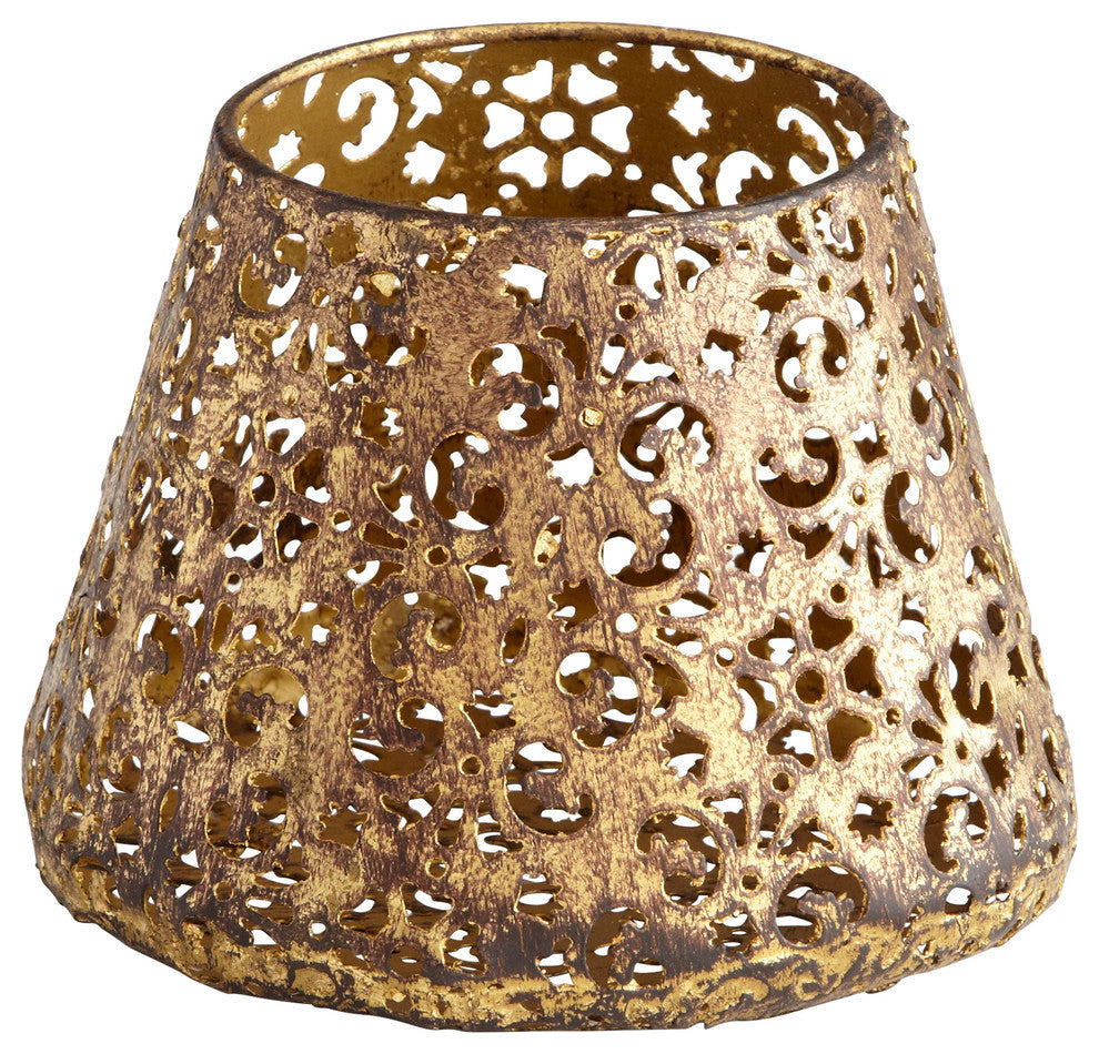 Cyan Design Small Filigree Dream Container, Antique Gold