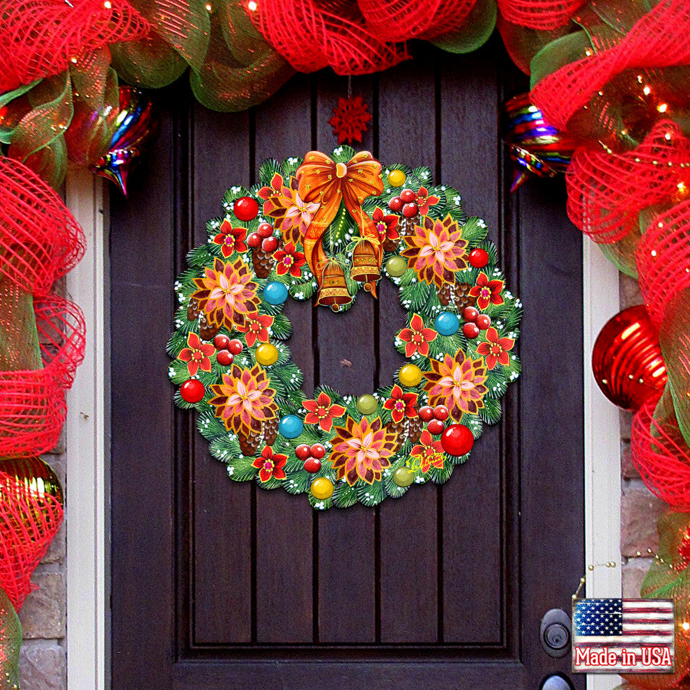 Christmas Wreath Door Hanger
